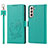 Funda de Cuero Cartera con Soporte Carcasa D11T para Samsung Galaxy S22 5G