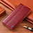 Funda de Cuero Cartera con Soporte Carcasa H06P para Samsung Galaxy S21 Ultra 5G