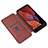 Funda de Cuero Cartera con Soporte Carcasa L04Z para Samsung Galaxy XCover 5 SM-G525F