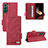 Funda de Cuero Cartera con Soporte Carcasa L07Z para Samsung Galaxy S24 5G