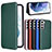 Funda de Cuero Cartera con Soporte Carcasa L12Z para Samsung Galaxy S21 Plus 5G
