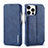 Funda de Cuero Cartera con Soporte Carcasa LC1 para Apple iPhone 13 Pro