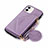 Funda de Cuero Cartera con Soporte Carcasa N03 para Apple iPhone 12 Mini