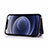 Funda de Cuero Cartera con Soporte Carcasa N03 para Apple iPhone 12 Pro Max