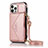 Funda de Cuero Cartera con Soporte Carcasa N03 para Apple iPhone 12 Pro Max