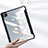 Funda de Cuero Cartera con Soporte Carcasa P01 para Apple iPad Pro 11 (2020) Negro