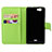 Funda de Cuero Cartera con Soporte Carcasa para Wiko Highway Signs