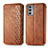 Funda de Cuero Cartera con Soporte Carcasa S01D para Motorola Moto Edge Lite 5G