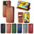 Funda de Cuero Cartera con Soporte Carcasa S01D para Samsung Galaxy M31 Prime Edition