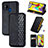 Funda de Cuero Cartera con Soporte Carcasa S01D para Samsung Galaxy M31 Prime Edition