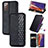 Funda de Cuero Cartera con Soporte Carcasa S01D para Samsung Galaxy Note 20 5G