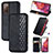 Funda de Cuero Cartera con Soporte Carcasa S01D para Samsung Galaxy S20 FE (2022) 5G