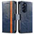 Funda de Cuero Cartera con Soporte Carcasa S02D para Motorola Moto Edge X30 5G