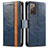 Funda de Cuero Cartera con Soporte Carcasa S02D para Samsung Galaxy S20 Lite 5G