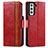 Funda de Cuero Cartera con Soporte Carcasa S02D para Samsung Galaxy S21 5G