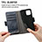 Funda de Cuero Cartera con Soporte Carcasa S02D para Samsung Galaxy S22 Ultra 5G