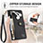 Funda de Cuero Cartera con Soporte Carcasa S03D para Apple iPhone 13 Pro Max