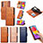 Funda de Cuero Cartera con Soporte Carcasa S03D para Samsung Galaxy M13 4G