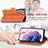 Funda de Cuero Cartera con Soporte Carcasa S03D para Samsung Galaxy S21 5G