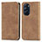 Funda de Cuero Cartera con Soporte Carcasa S04D para Motorola Moto Edge X30 5G