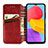 Funda de Cuero Cartera con Soporte Carcasa S04D para Samsung Galaxy M13 4G