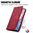 Funda de Cuero Cartera con Soporte Carcasa S04D para Samsung Galaxy Note 10 Plus 5G