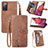 Funda de Cuero Cartera con Soporte Carcasa S06D para Samsung Galaxy S20 FE (2022) 5G