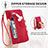 Funda de Cuero Cartera con Soporte Carcasa S06D para Samsung Galaxy S20 Lite 5G