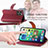 Funda de Cuero Cartera con Soporte Carcasa S07D para Apple iPhone 14 Pro Max