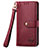 Funda de Cuero Cartera con Soporte Carcasa S15D para Samsung Galaxy S22 Ultra 5G