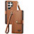 Funda de Cuero Cartera con Soporte Carcasa S15D para Samsung Galaxy S22 Ultra 5G