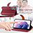 Funda de Cuero Cartera con Soporte Carcasa S16D para Samsung Galaxy S23 Plus 5G