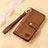 Funda de Cuero Cartera con Soporte Carcasa S16D para Samsung Galaxy S25 Ultra 5G