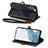 Funda de Cuero Cartera con Soporte Carcasa S17D para Samsung Galaxy S22 5G