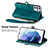 Funda de Cuero Cartera con Soporte Carcasa S17D para Samsung Galaxy S22 Ultra 5G