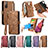 Funda de Cuero Cartera con Soporte Carcasa S18D para Samsung Galaxy S20 FE (2022) 5G