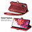 Funda de Cuero Cartera con Soporte Carcasa S18D para Samsung Galaxy S20 Lite 5G