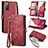 Funda de Cuero Cartera con Soporte Carcasa S18D para Samsung Galaxy S20 Lite 5G