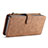 Funda de Cuero Cartera con Soporte Carcasa T01 para Samsung Galaxy Note 10 Plus 5G