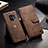 Funda de Cuero Cartera con Soporte Carcasa T01 para Samsung Galaxy S9