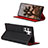 Funda de Cuero Cartera con Soporte Carcasa T02D para Samsung Galaxy S21 Ultra 5G