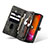 Funda de Cuero Cartera con Soporte Carcasa T03 para Apple iPhone 12