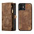 Funda de Cuero Cartera con Soporte Carcasa T03 para Apple iPhone 12