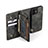 Funda de Cuero Cartera con Soporte Carcasa T03 para Apple iPhone 12