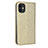 Funda de Cuero Cartera con Soporte Carcasa T04 para Apple iPhone 11