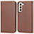 Funda de Cuero Cartera con Soporte Carcasa T06D para Samsung Galaxy S21 5G