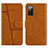 Funda de Cuero Cartera con Soporte Carcasa Y01X para Samsung Galaxy S20 FE (2022) 5G