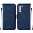 Funda de Cuero Cartera con Soporte Carcasa Y07B para Samsung Galaxy S21 5G