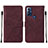 Funda de Cuero Cartera con Soporte Carcasa YB4 para Motorola Moto G Power (2022)