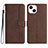 Funda de Cuero Cartera con Soporte Carcasa YX2 para Apple iPhone 13